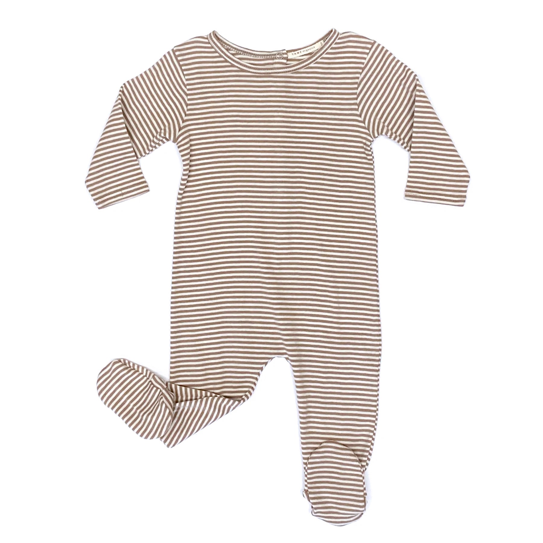 Petite Stripe Footie with Back Closure